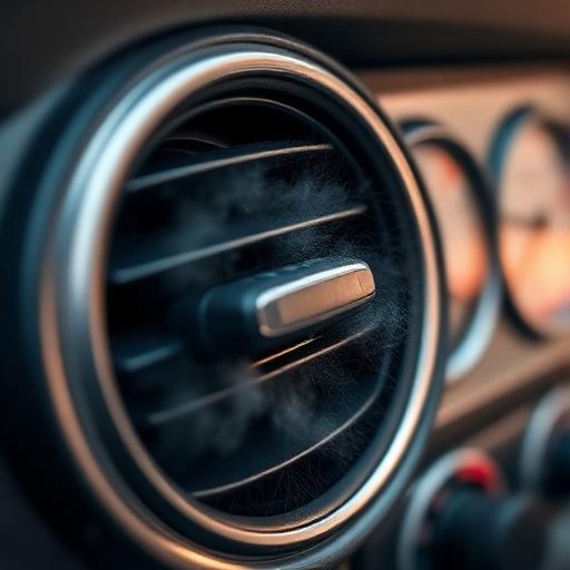 Car AC vent blowing cool air after Austin auto AC service